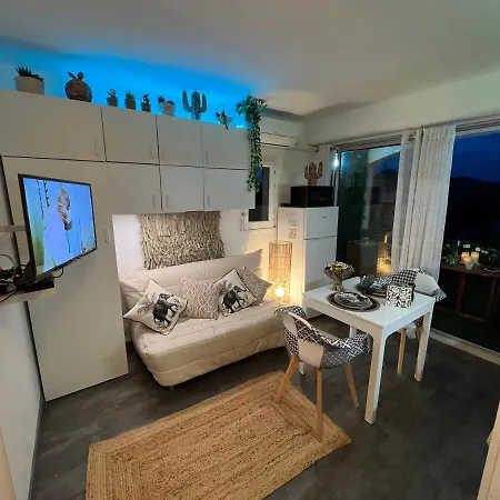 Apartment Azur, Acces Direct Plage, Piscine, Clim, Tennis, Parking Privatif Le Barcares