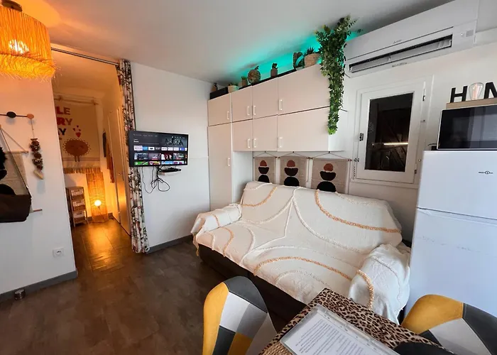 Azur, Acces Direct Plage, Piscine, Clim, Tennis, Parking Privatif Apartamento *